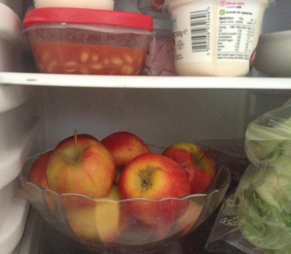 pommes au frigo