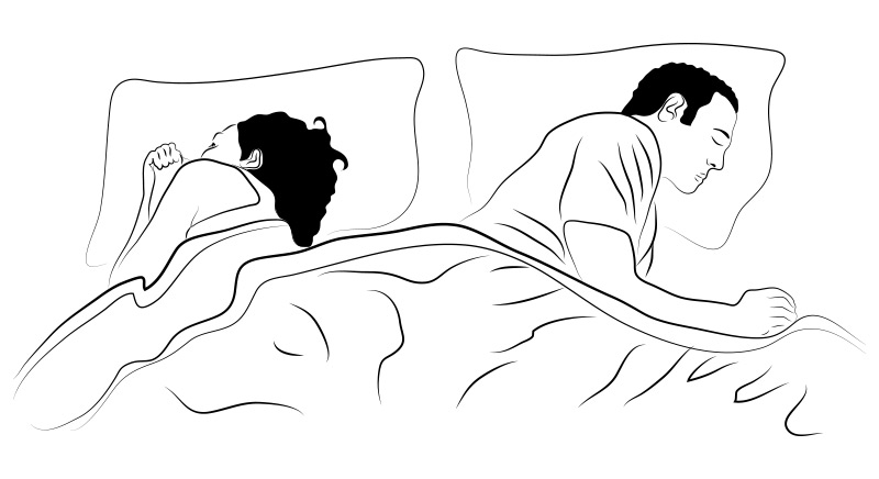 Про спящую жену. Мужчина и женщина в постели. Силуэты мужчины и женщины в постели. Кровать силуэт.