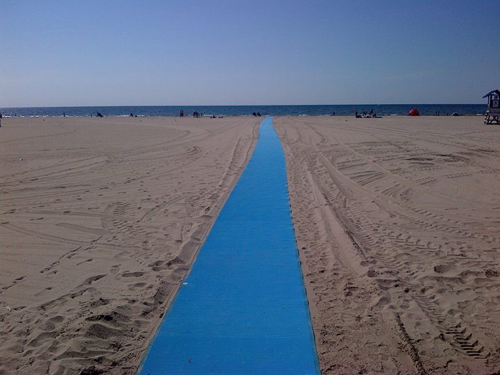 tapis sur la plage