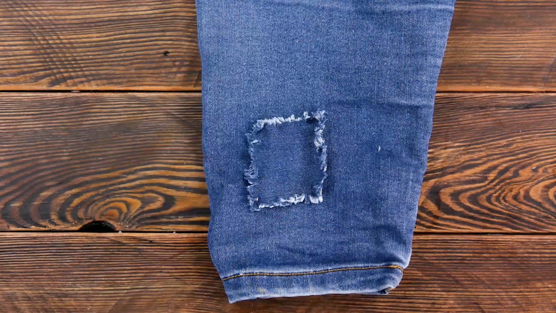 patch sur un jean