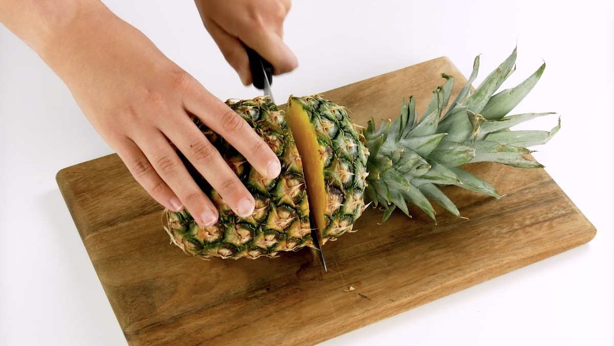 couper l'ananas