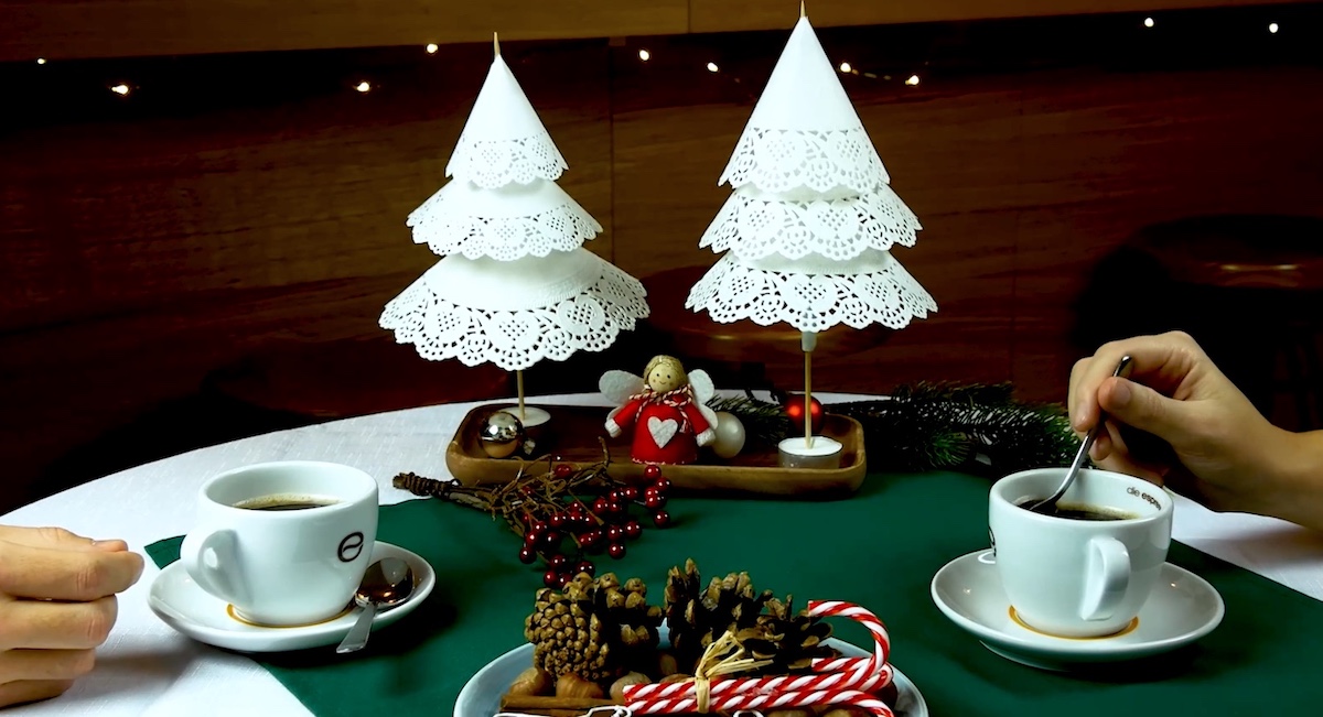 décoration de Noël en semelle à gâteau