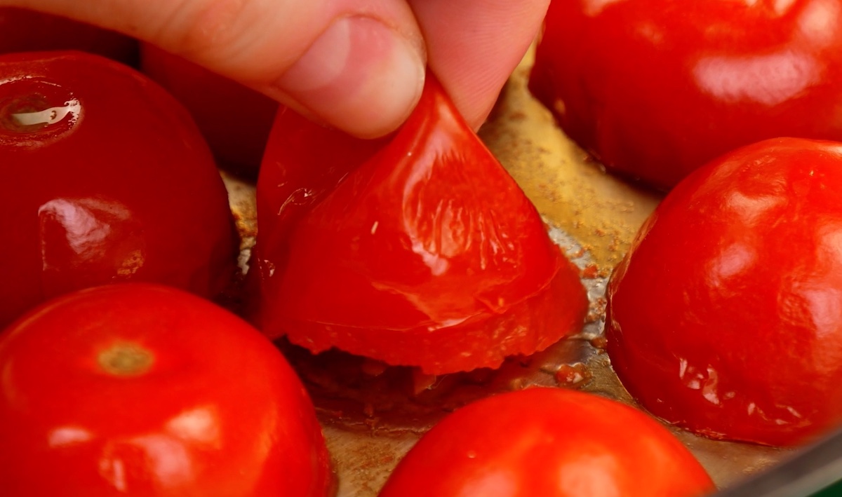 Peler les tomates