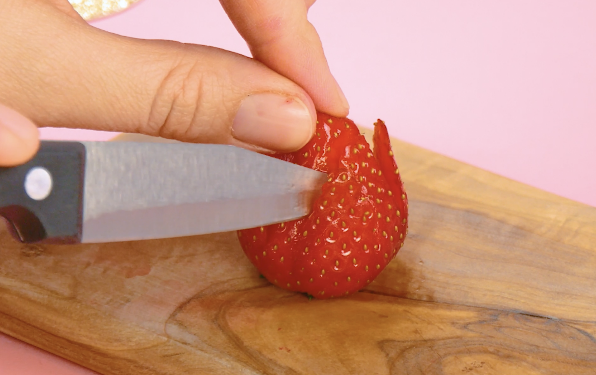 couper les fraises 