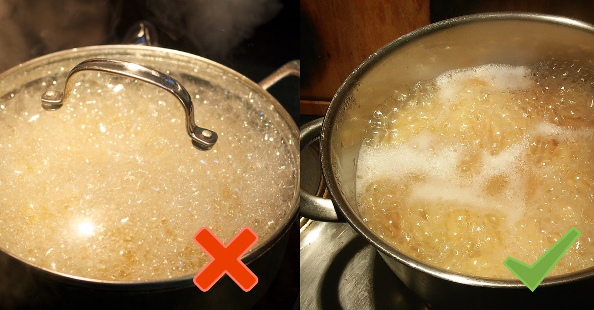 Pâtes : voici l'astuce imparable pour que l'eau ne déborde plus de la  casserole… La
